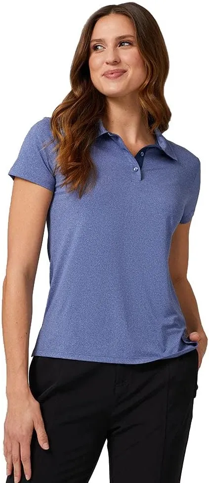 32 Degrees Cool Women's Sun Protection UPF 50  Short Sleeve Polo Shirt