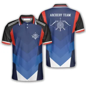 3D All Over Print Archery Superior Custom Archery Polo Shirts For Men, Idea Gift for Archery Lover