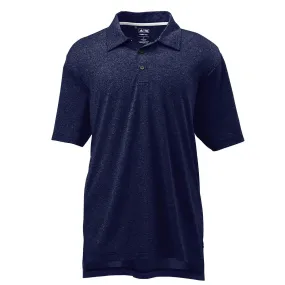 adidas Golf Men's ClimaLite Navy S/S Heather Polo