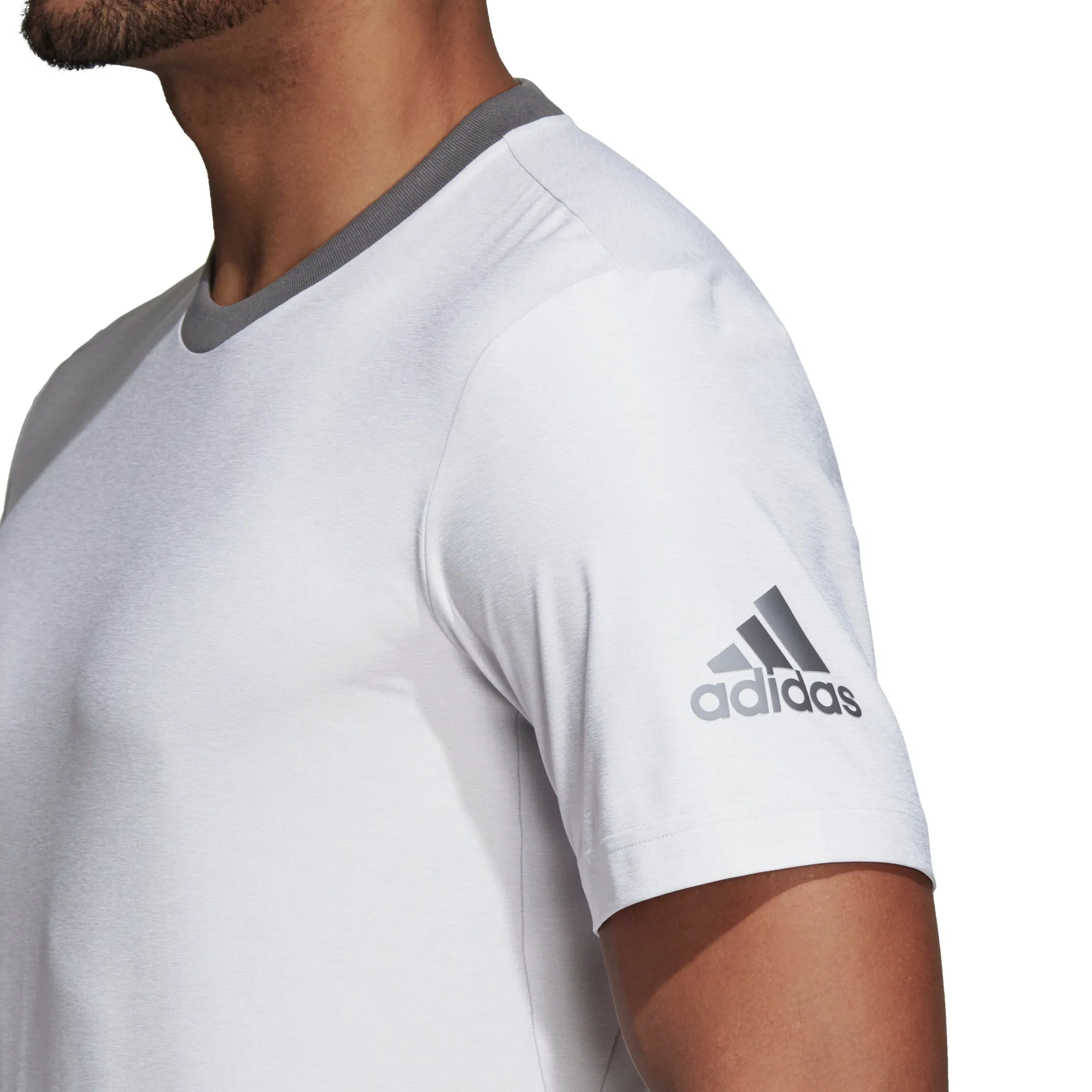 adidas Men's T-shirt Barricade - Light Grey CY3320