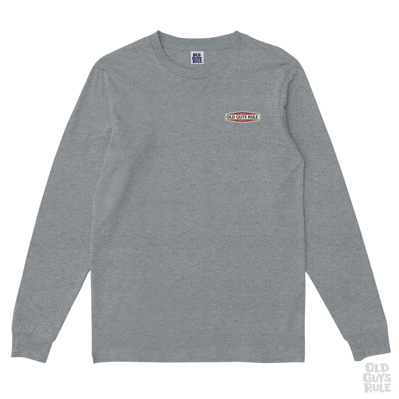 'Aged To Perfection II' Long Sleeve T-Shirt - Sport Grey