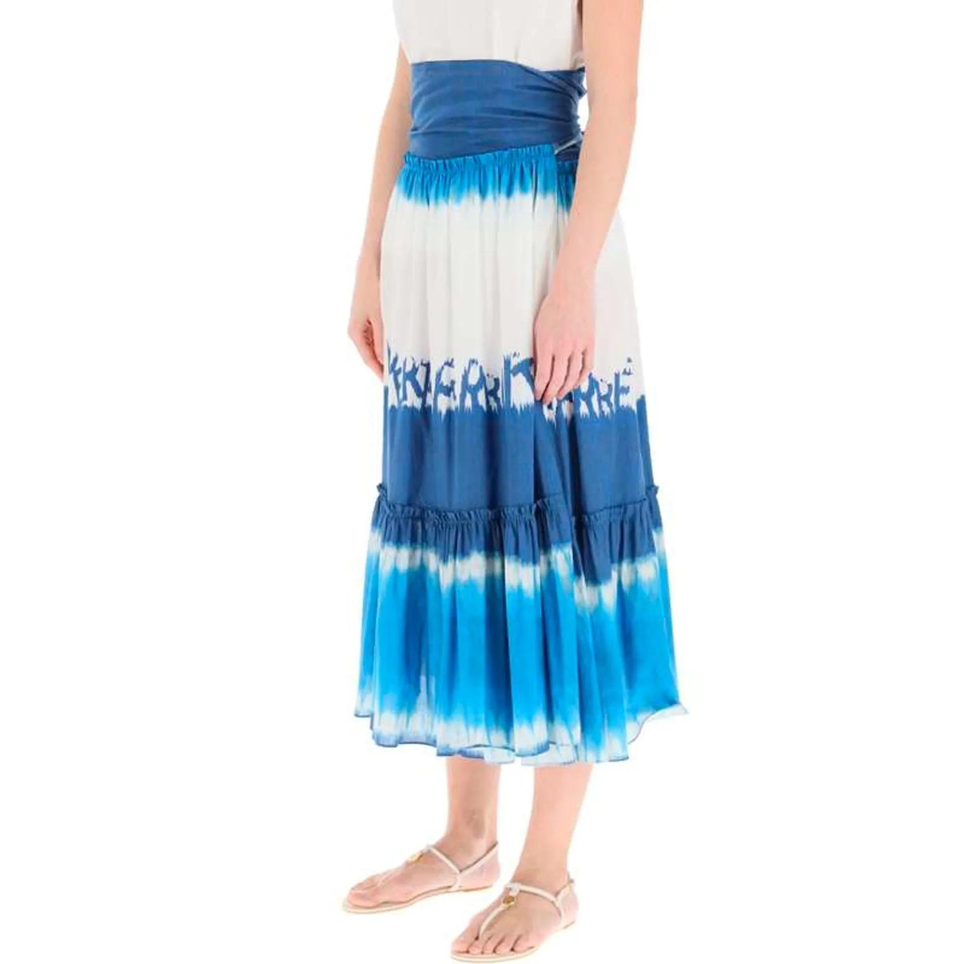 Alberta Ferretti - Gonna midi tie-dye