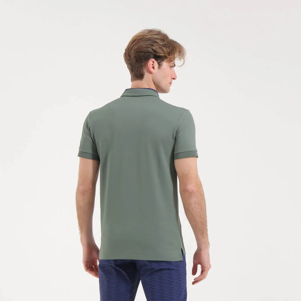 ANATOMY | NEW STRETCH PIQUET SLIM FIT POLO | FINAL SALE