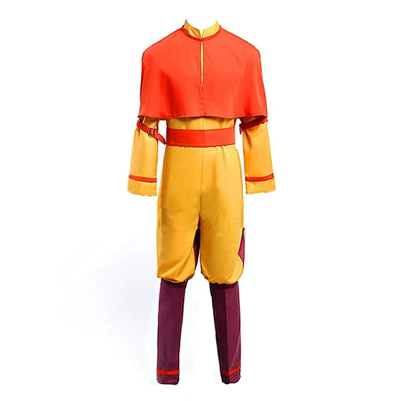 Anime Movie Avatar: The Last Airbender Katara Dress Cosplay Costume Avatar Aang Uniform Set Woman Man Clothes Halloween Costume