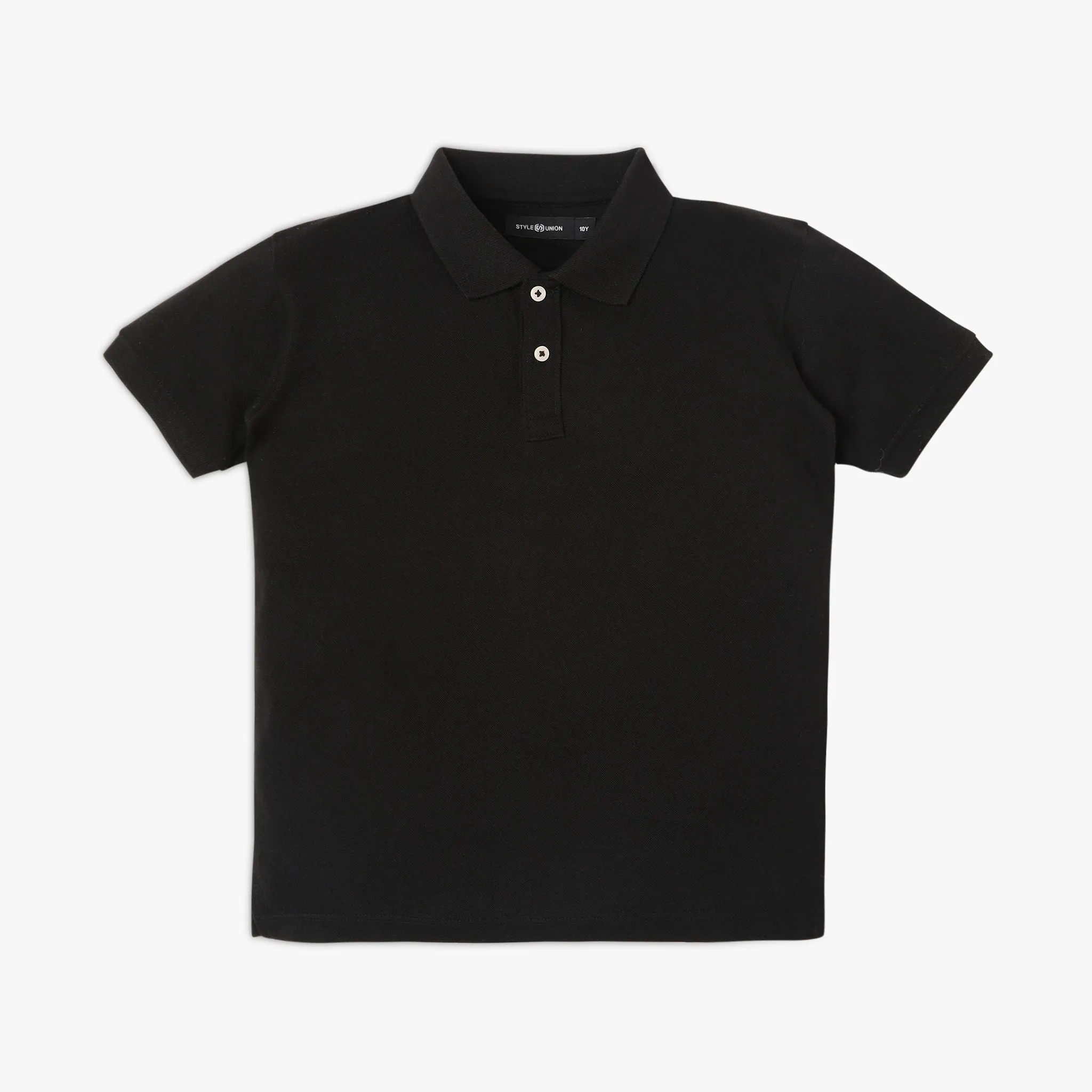 Boy's Regular Fit Solid Polo T-Shirt