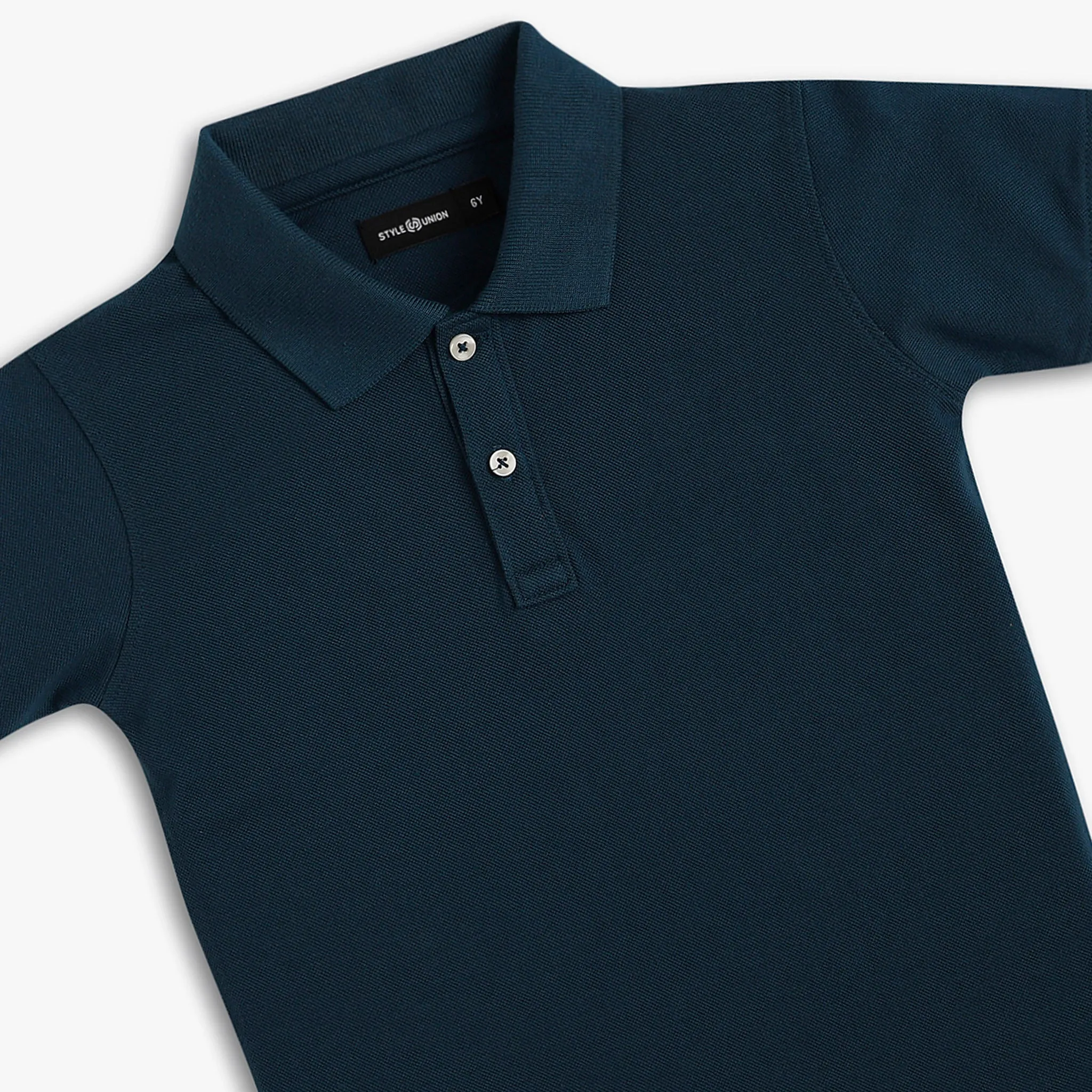 Boy's Regular Fit Solid Polo T-Shirt