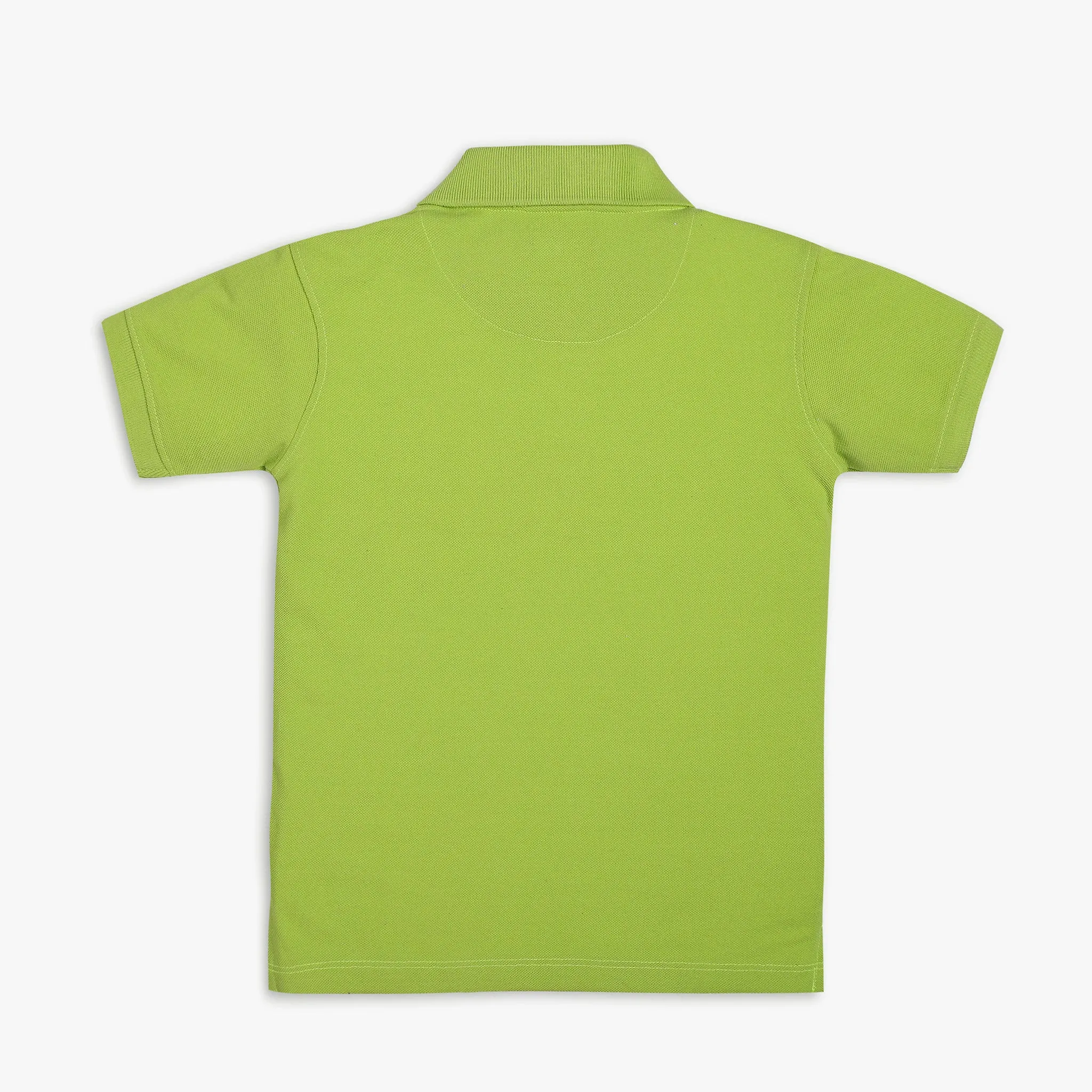 Boy's Regular Fit Solid Polo T-Shirt