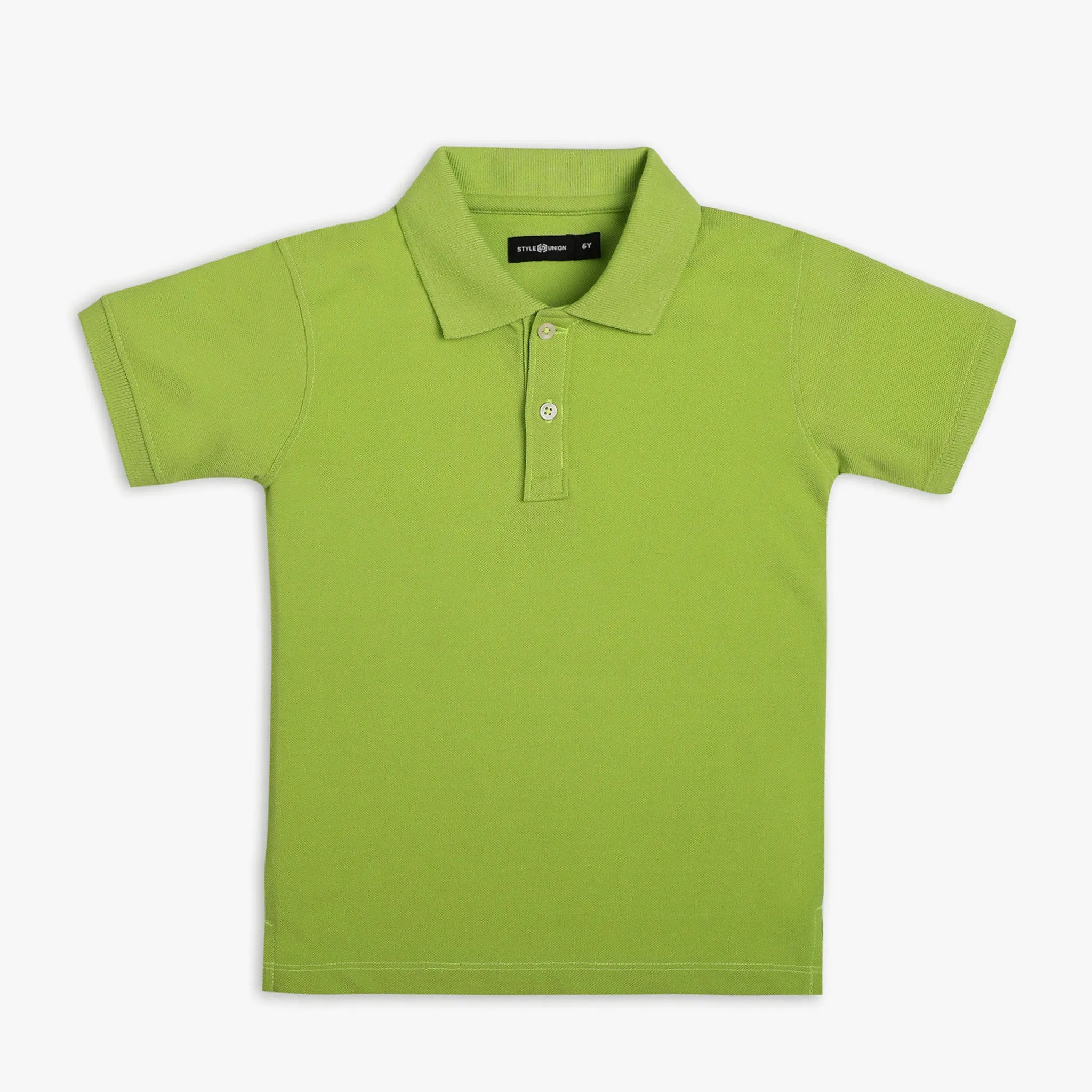 Boy's Regular Fit Solid Polo T-Shirt