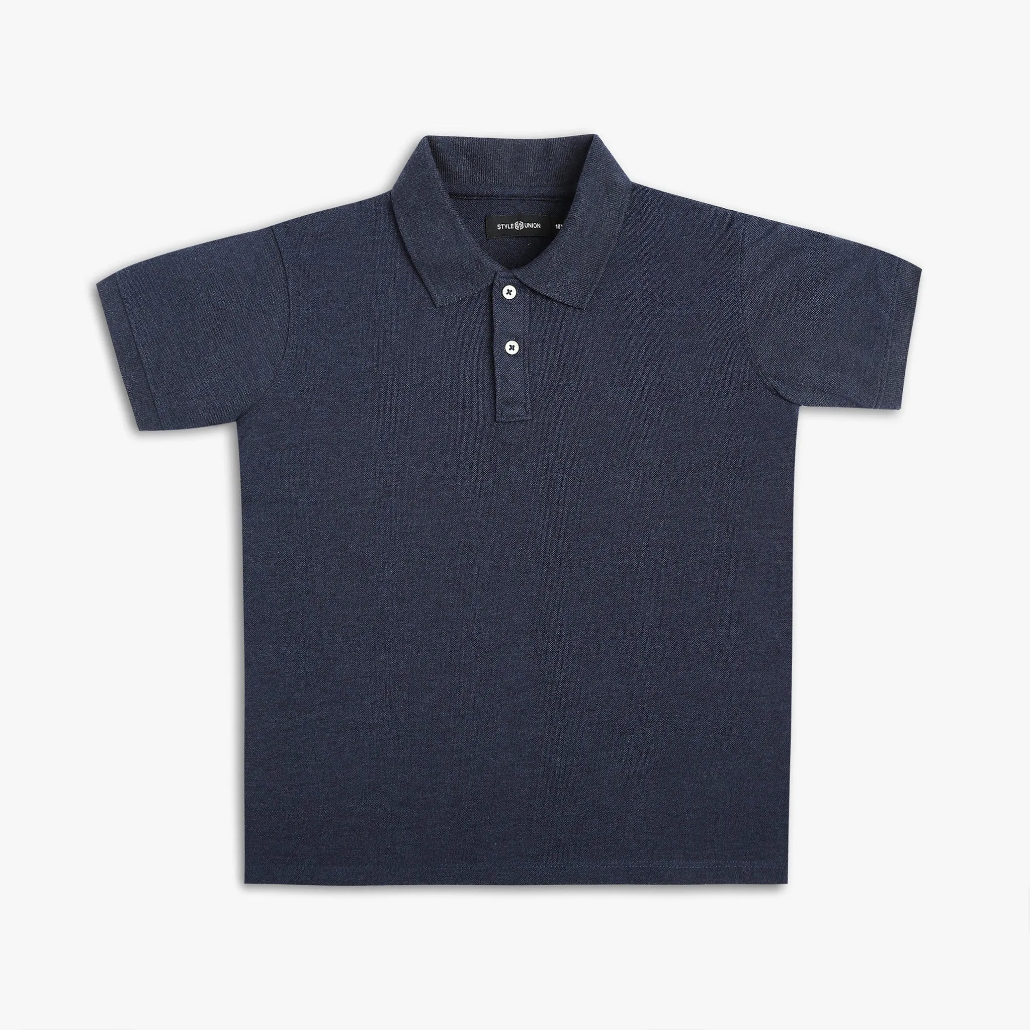 Boy's Regular Fit Solid Polo T-Shirt