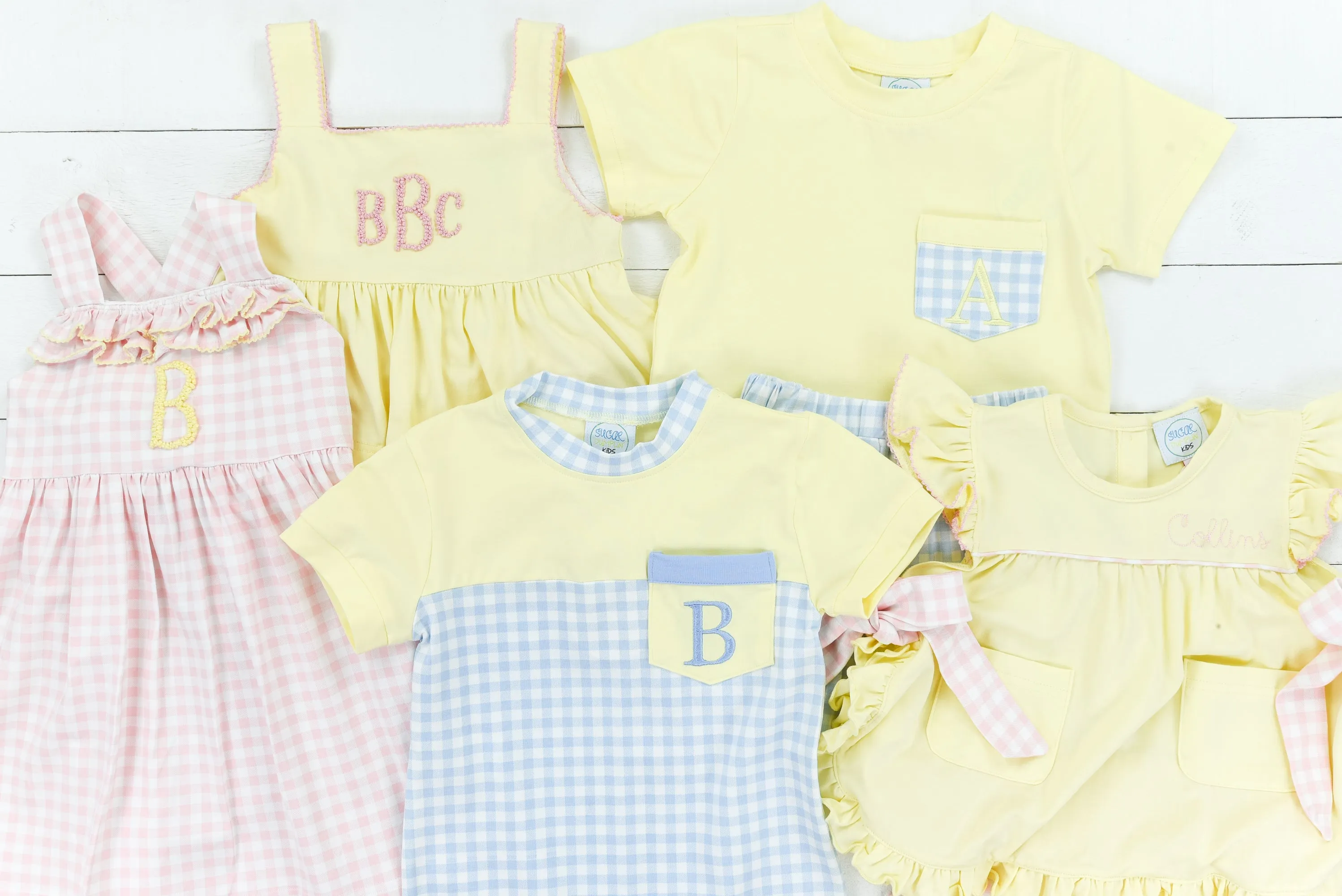 Boys Simple Knit Pastels Short Set