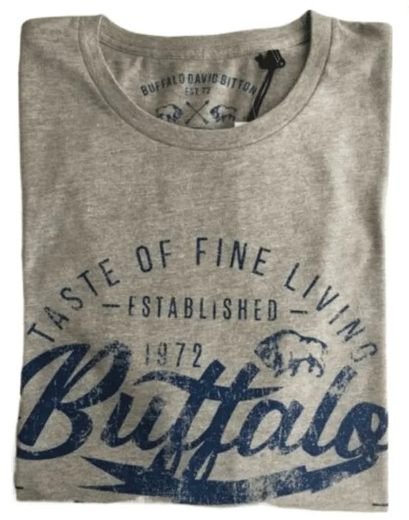 Buffalo David Bitton Men's Short Sleeve Graphic T-Shirts