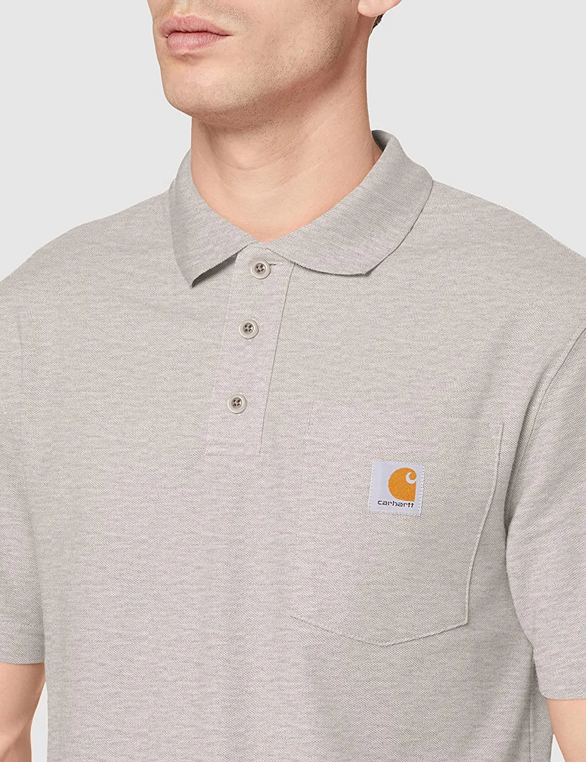 Carhartt Men's Loose Fit Midweight Short Sleeve Pocket Polo