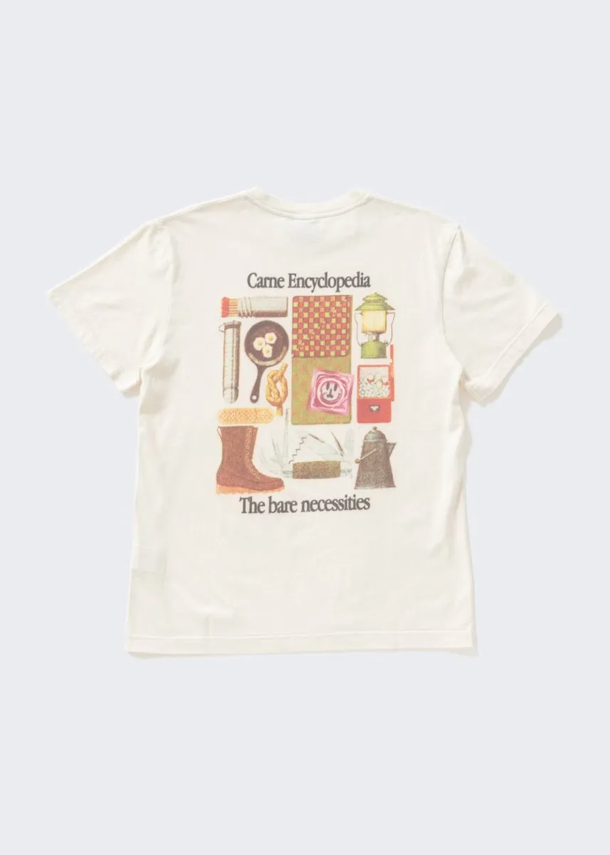 Carne Bollente The Bare Necessities Creme T-shirts