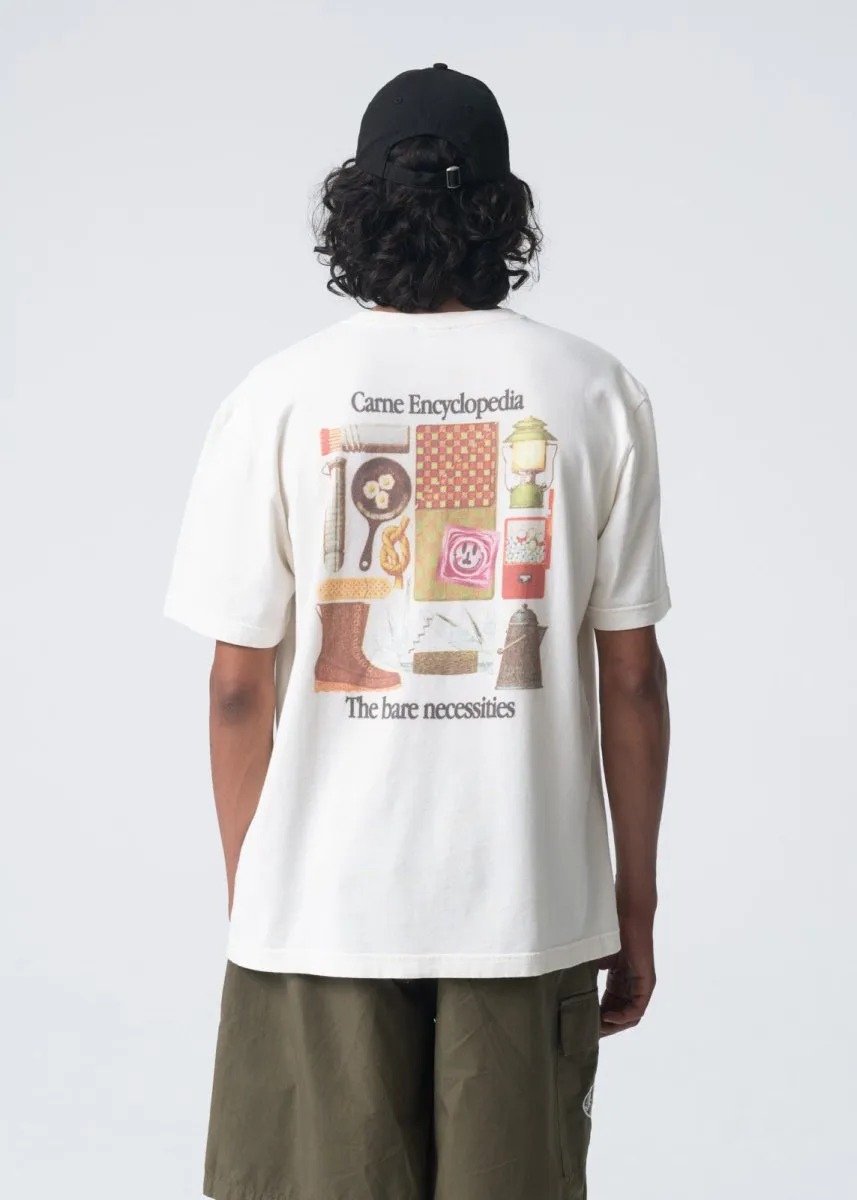 Carne Bollente The Bare Necessities Creme T-shirts