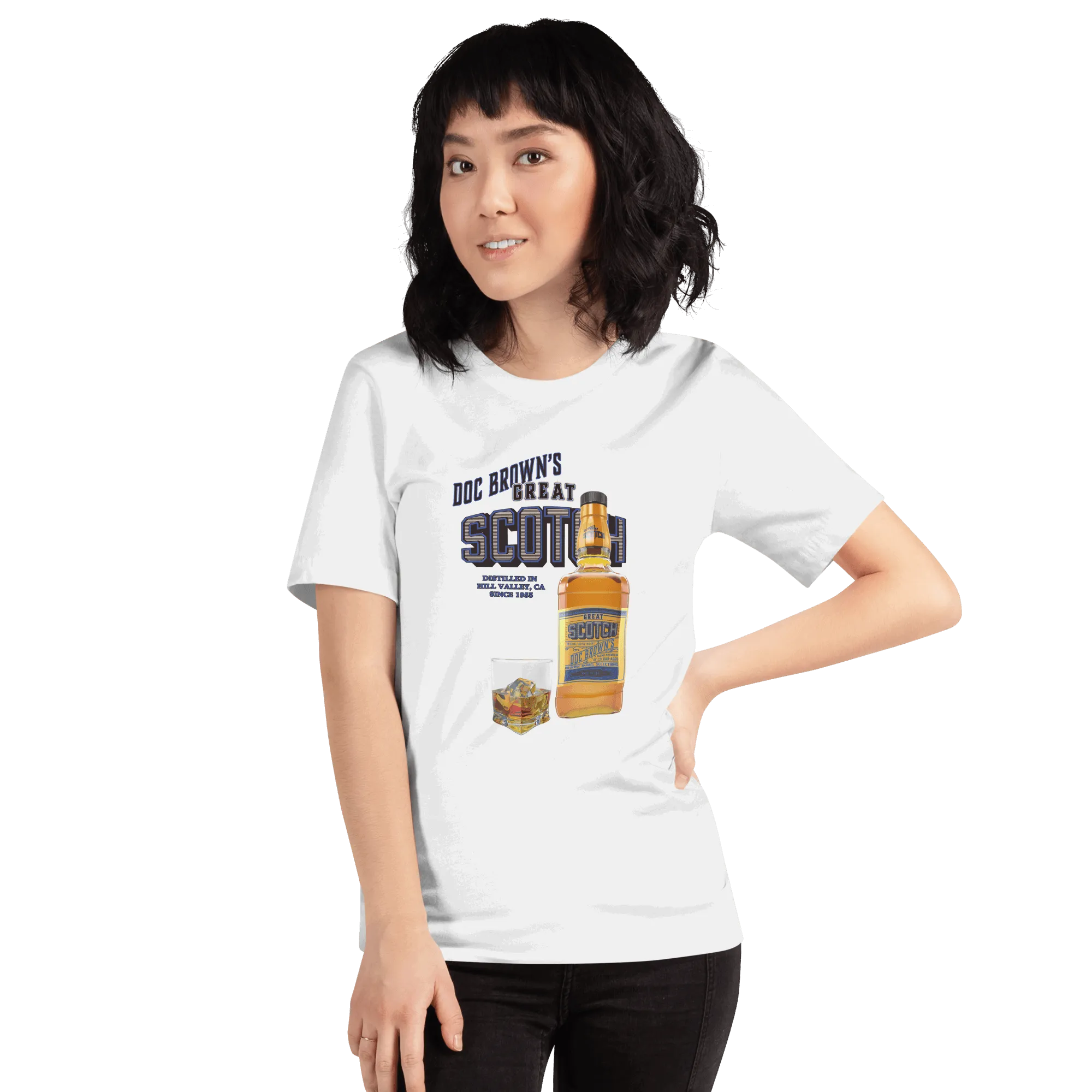 Doc Brown's Great Scotch Unisex t-shirt