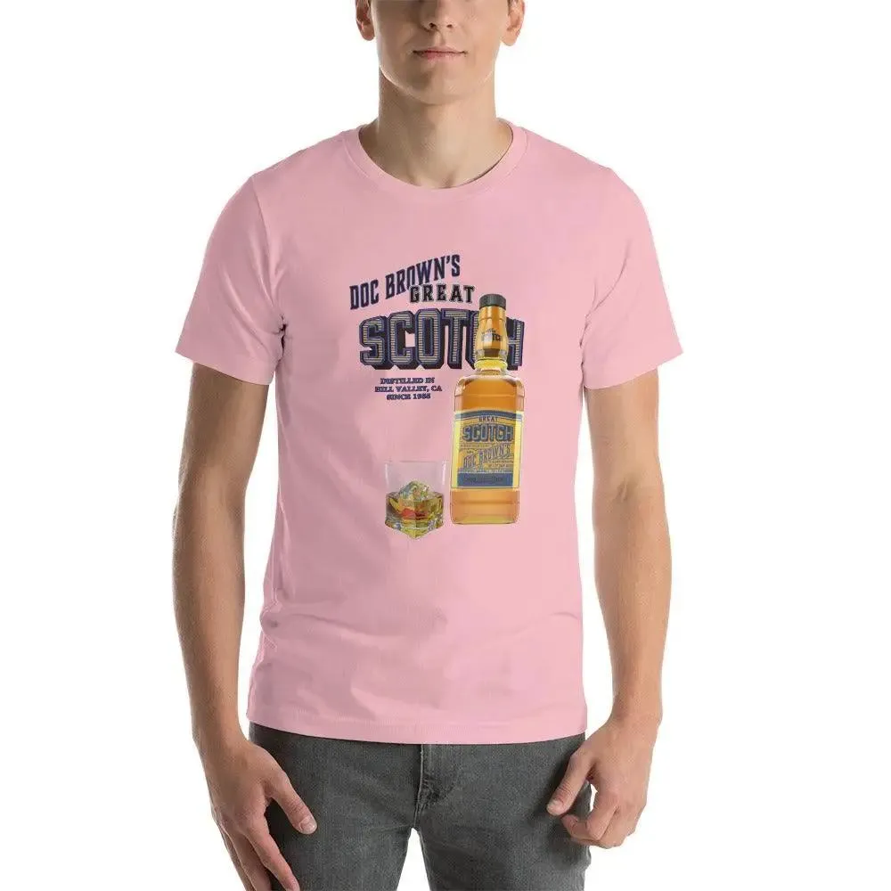 Doc Brown's Great Scotch Unisex t-shirt