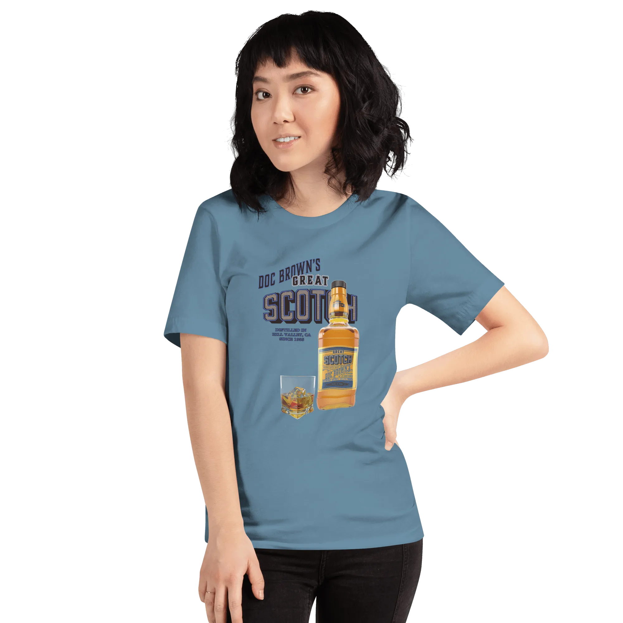 Doc Brown's Great Scotch Unisex t-shirt