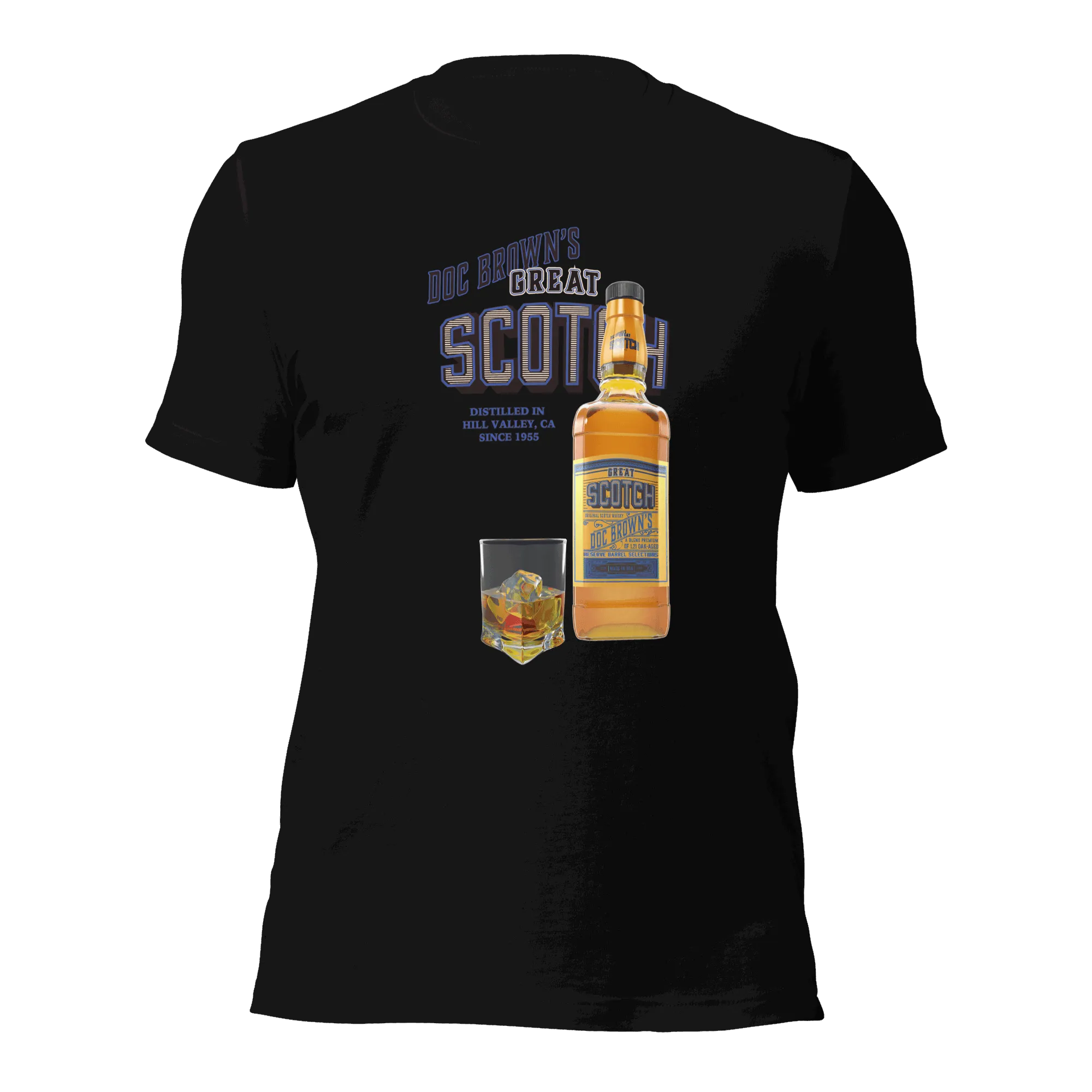 Doc Brown's Great Scotch Unisex t-shirt