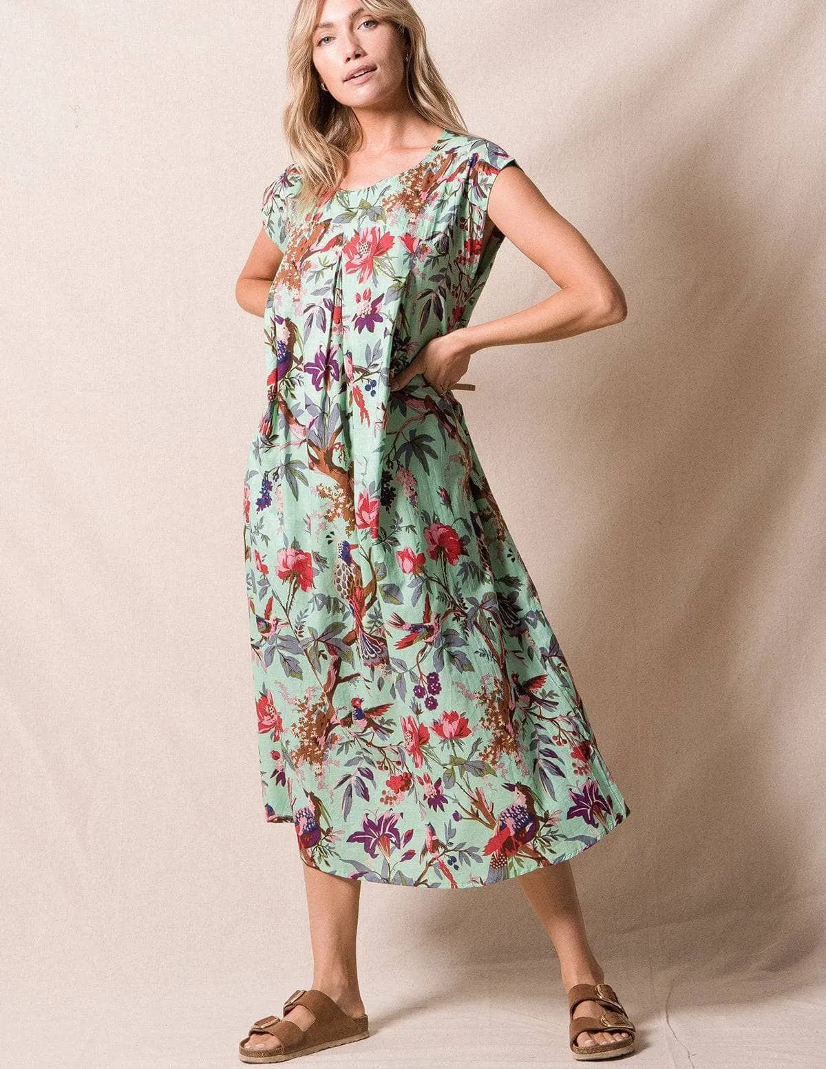 Fair Trade Amara Dress - Mint - As-Is-Clearance