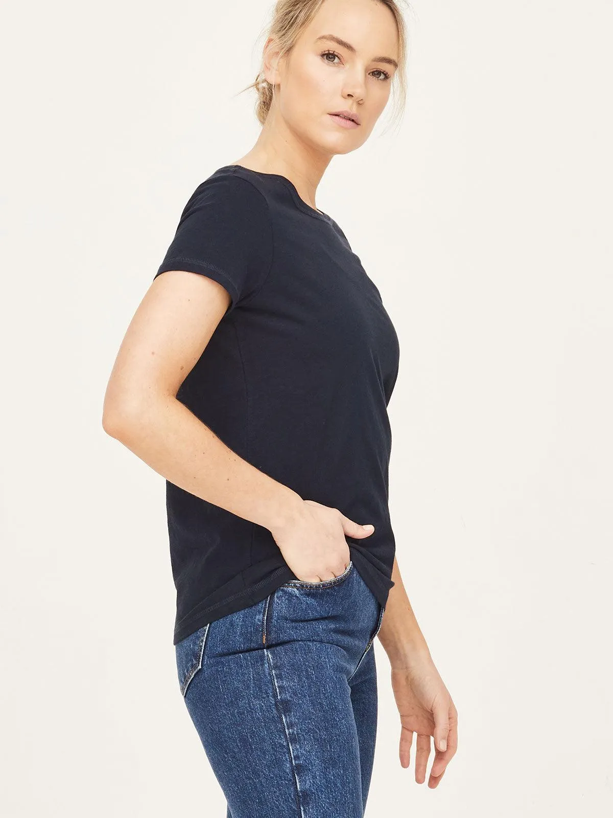 Fairtrade Organic Cotton Short Sleeve T-shirt - Navy