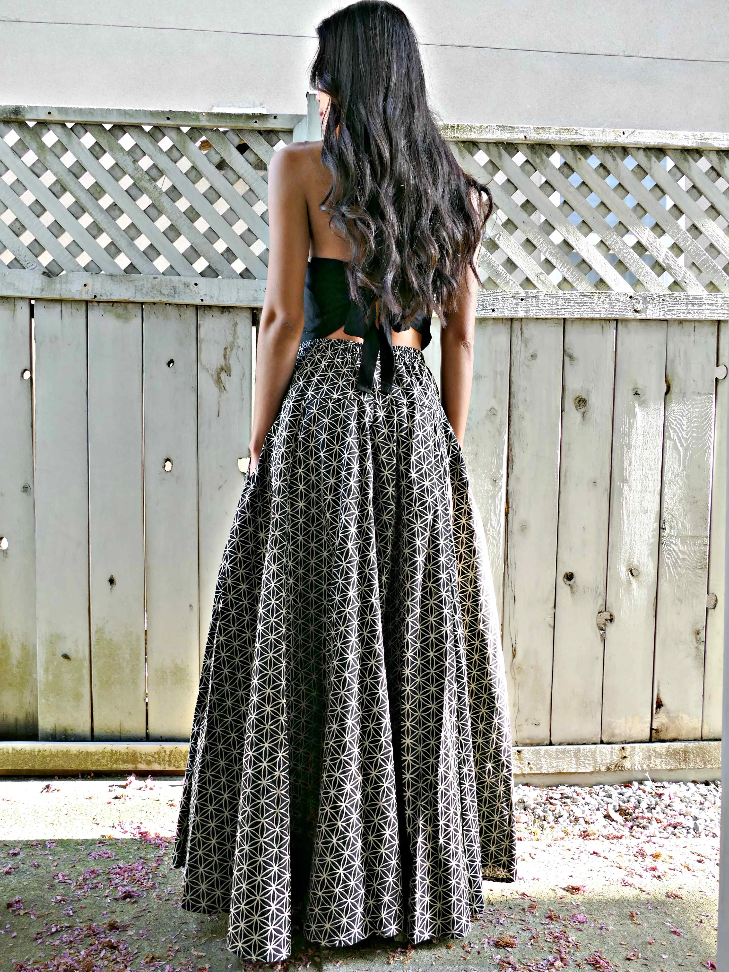 Flower of Life Long Skirts