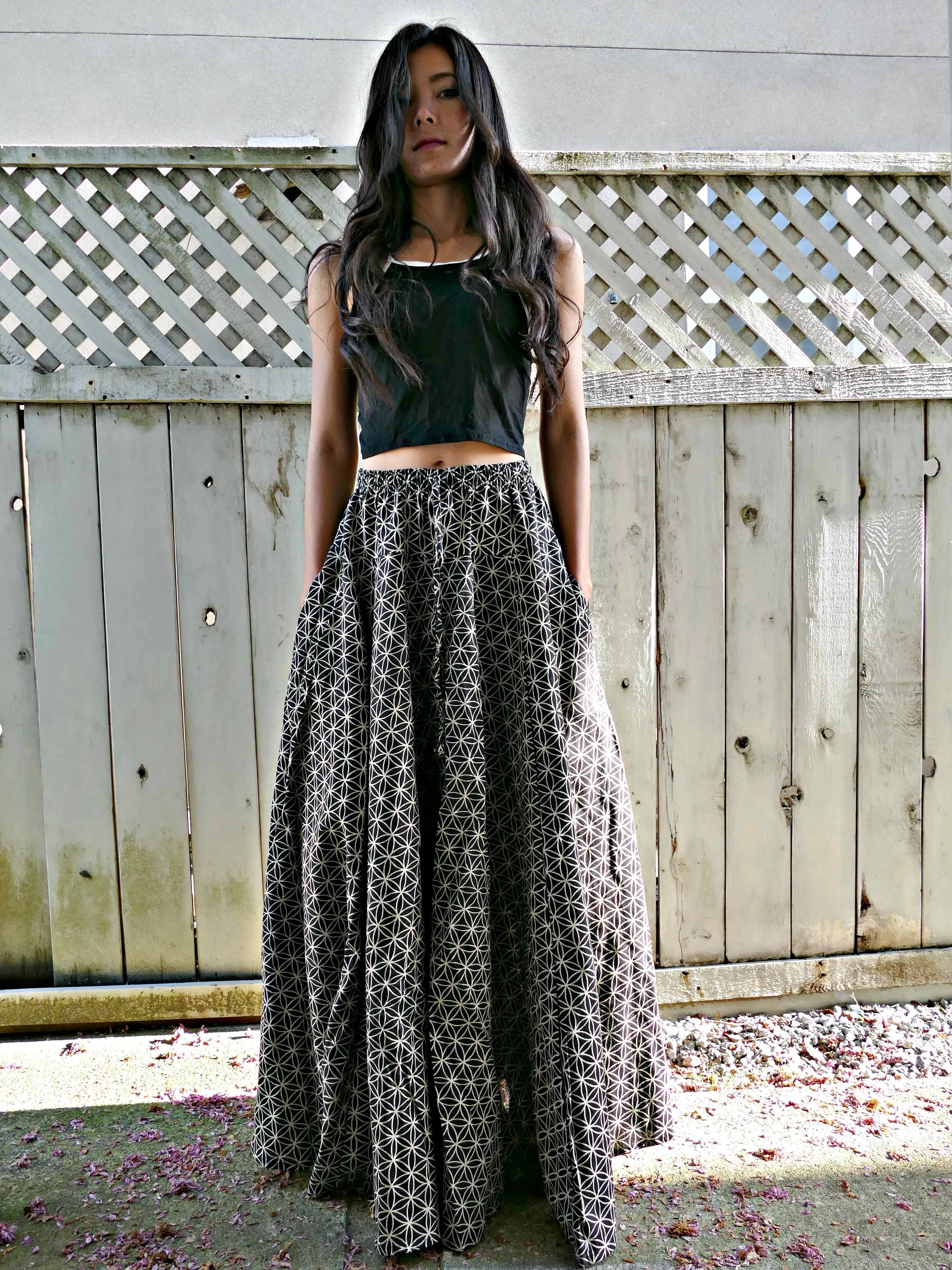 Flower of Life Long Skirts