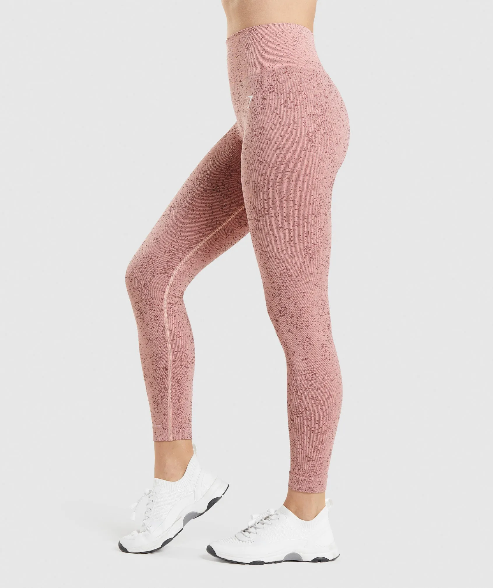 Gymshark Adapt Fleck Seamless Leggings - Mineral | Paige Pink