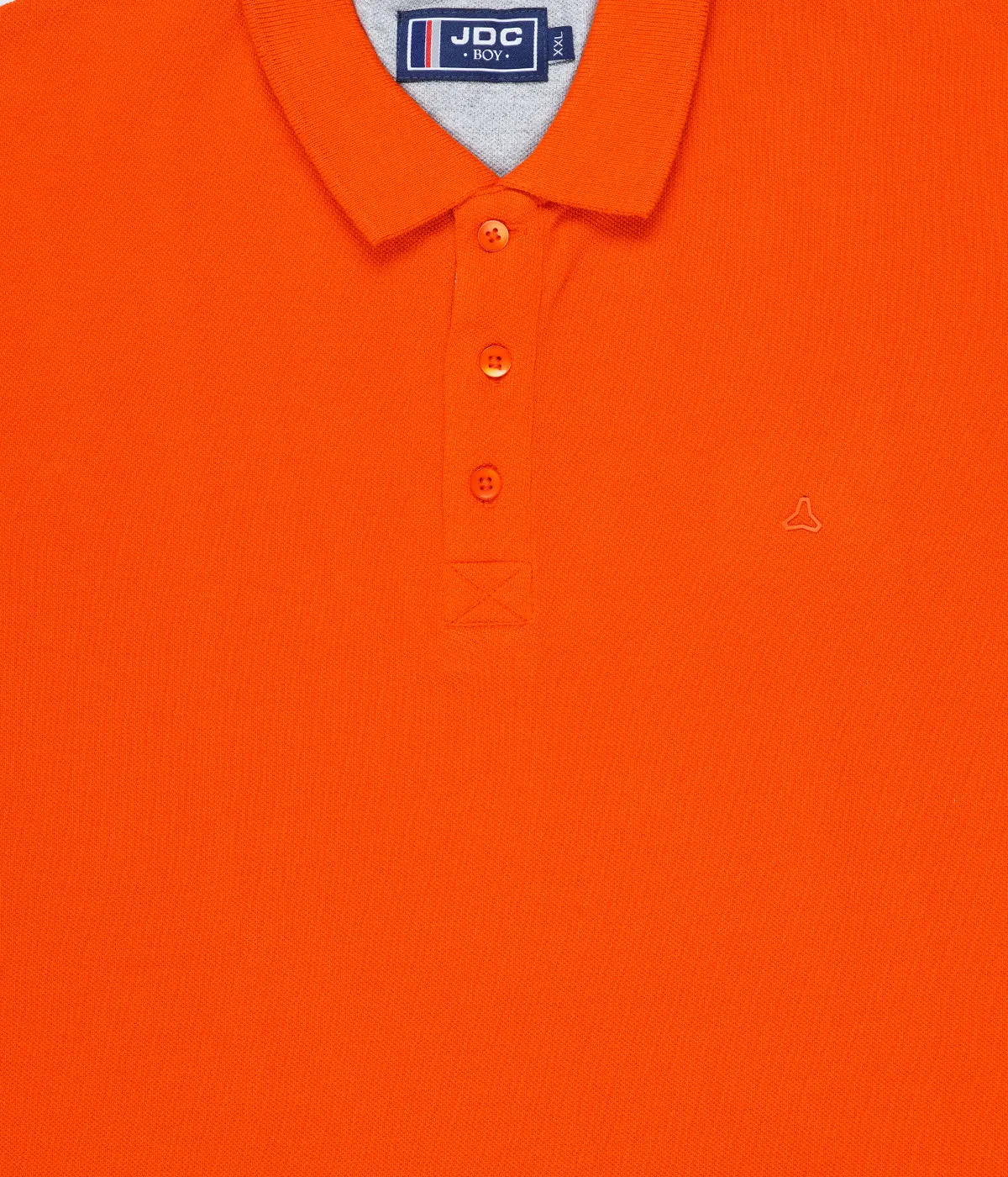 JDC Boy's Orange Solid T-Shirt