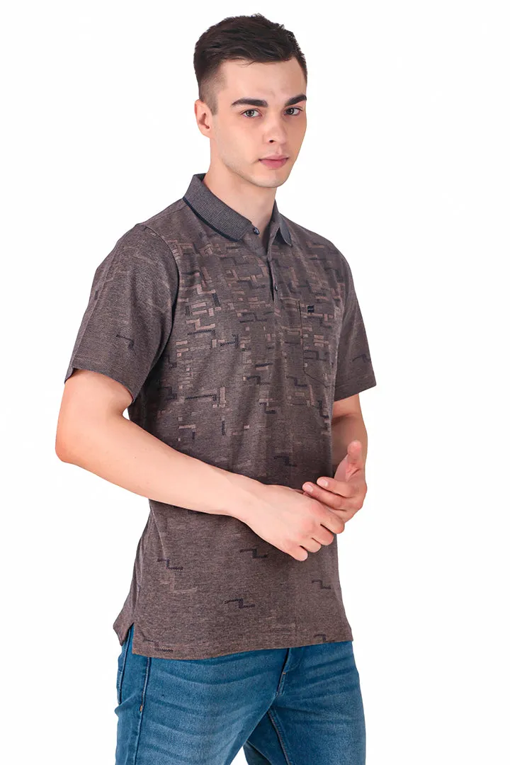 Kevin Ninan Jacquard Polo