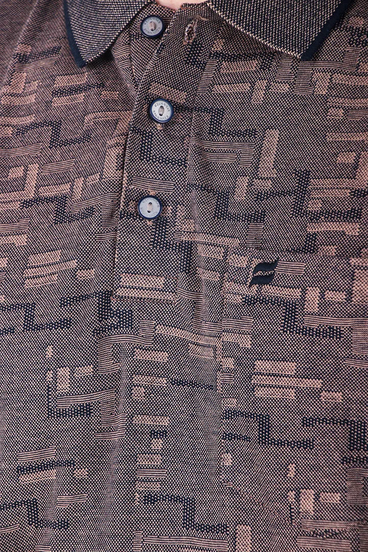 Kevin Ninan Jacquard Polo