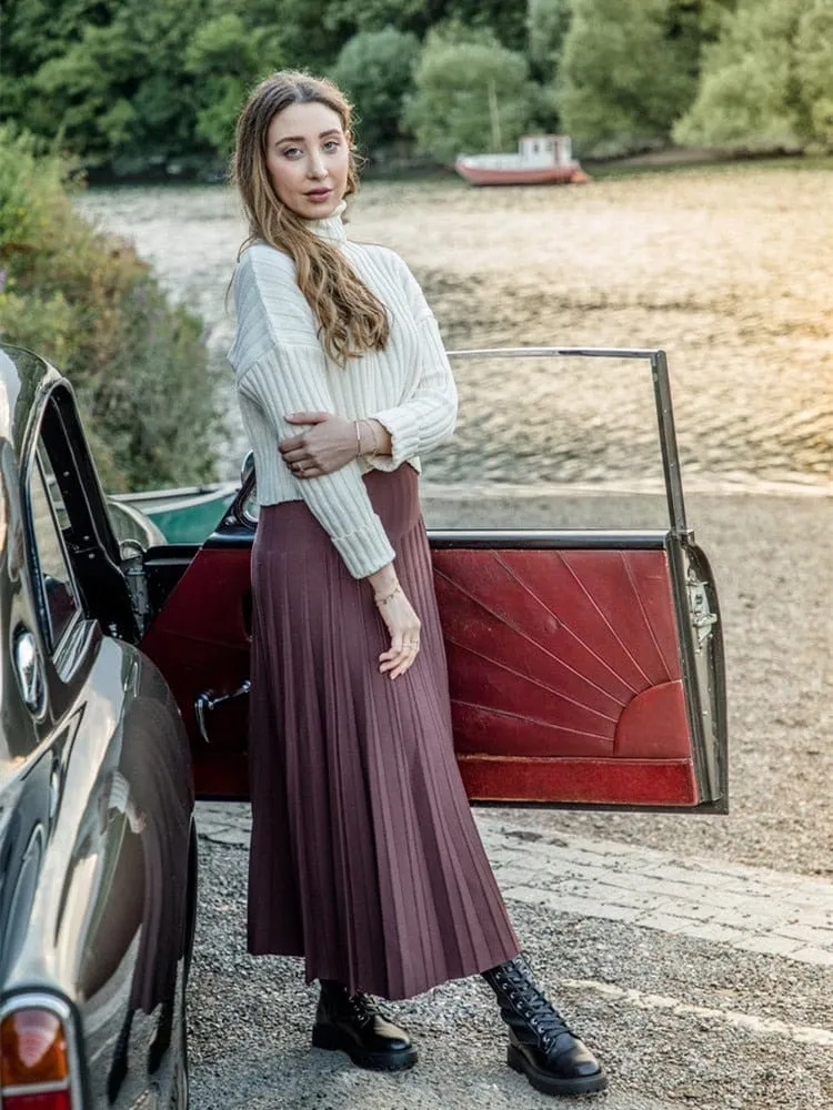 Knitted Maxi Skirt