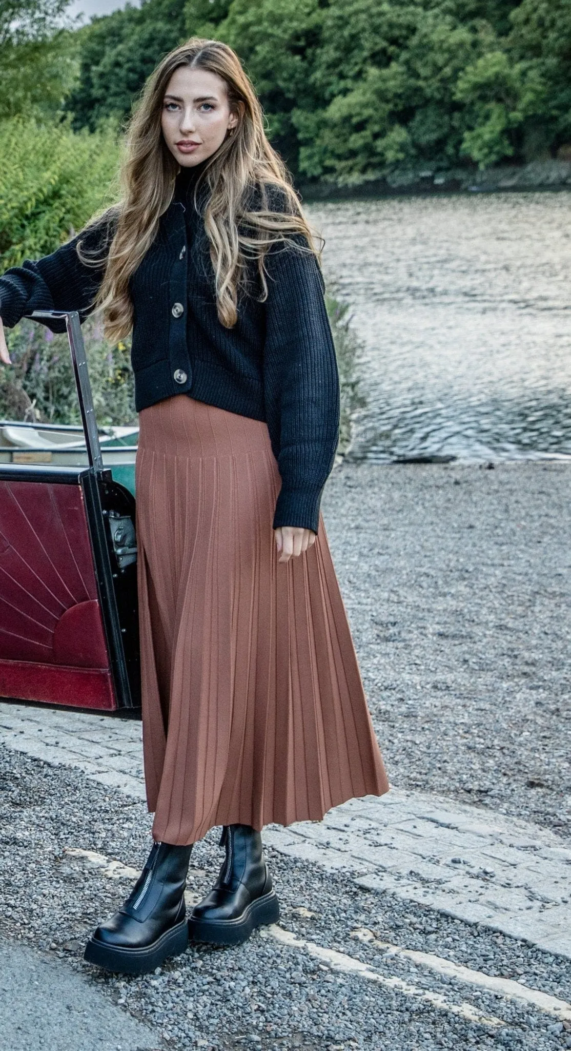 Knitted Maxi Skirt