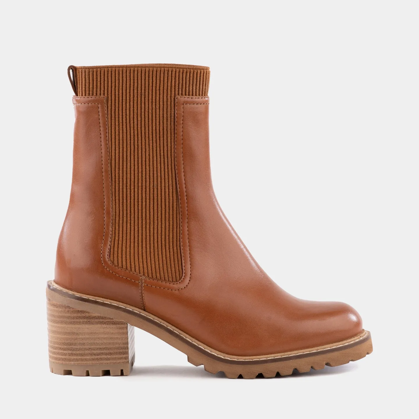 Far Fetched Knit Chelsea Lug Boot