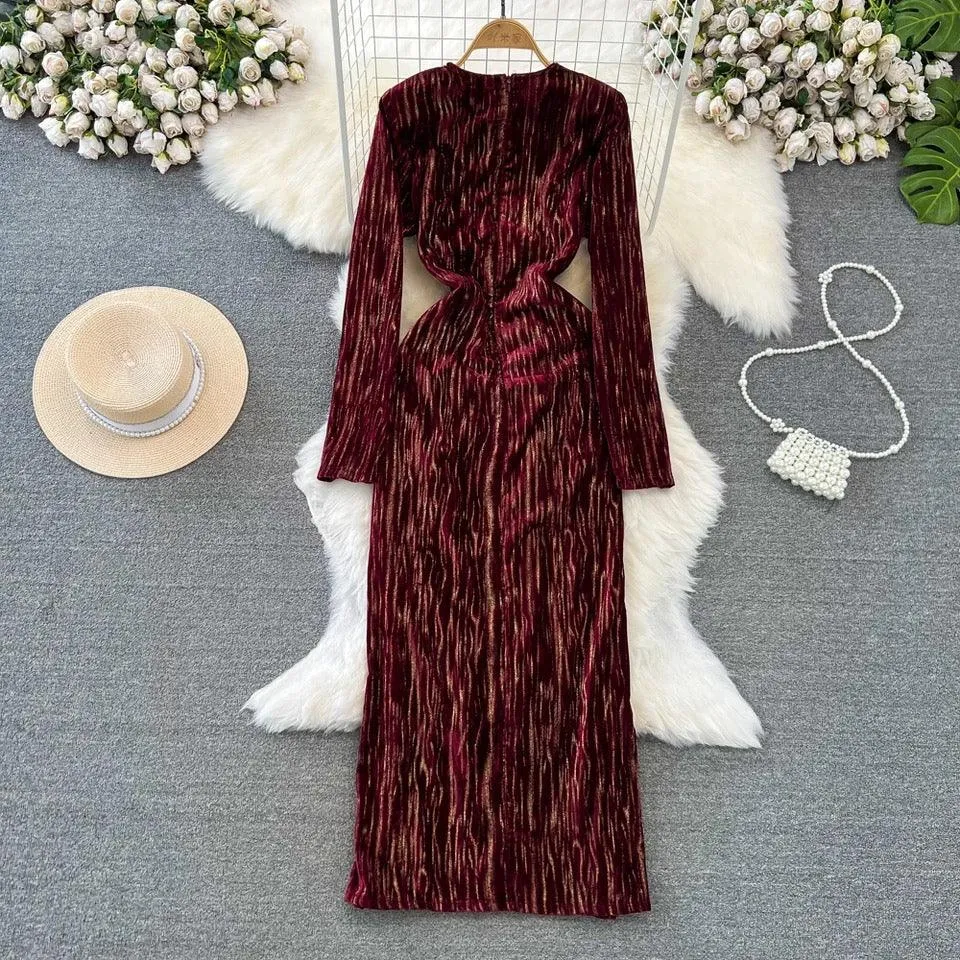 Mastro Velour Winter Dress