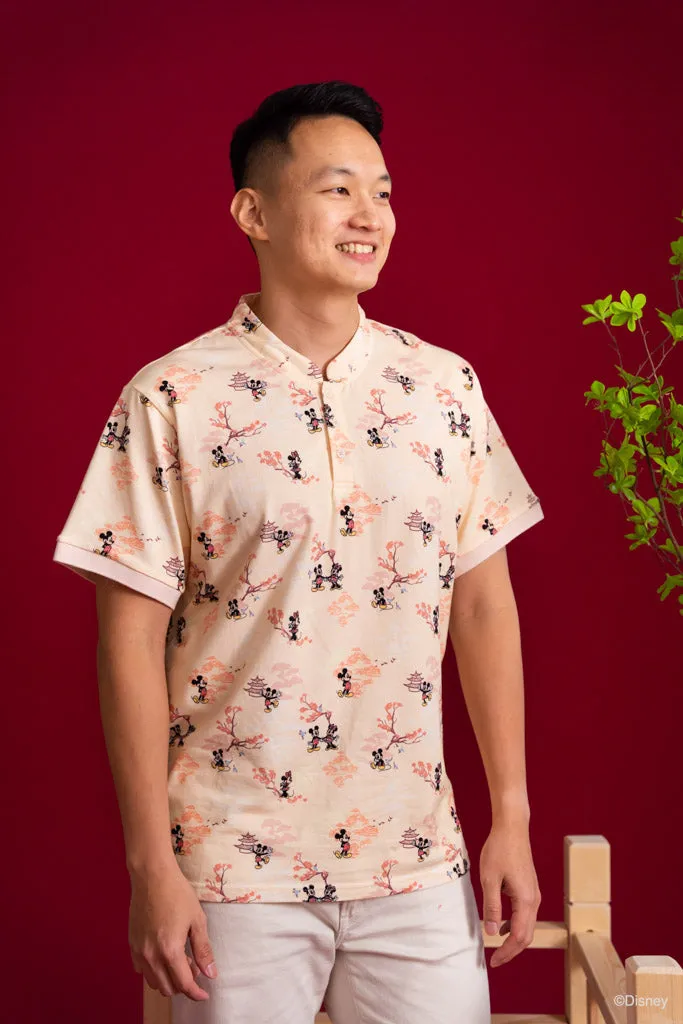 Men's Polo Tee - Pagoda Mickey