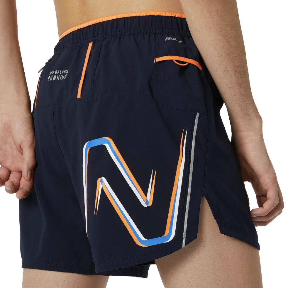 Men's Printed Impact Run Short 5"