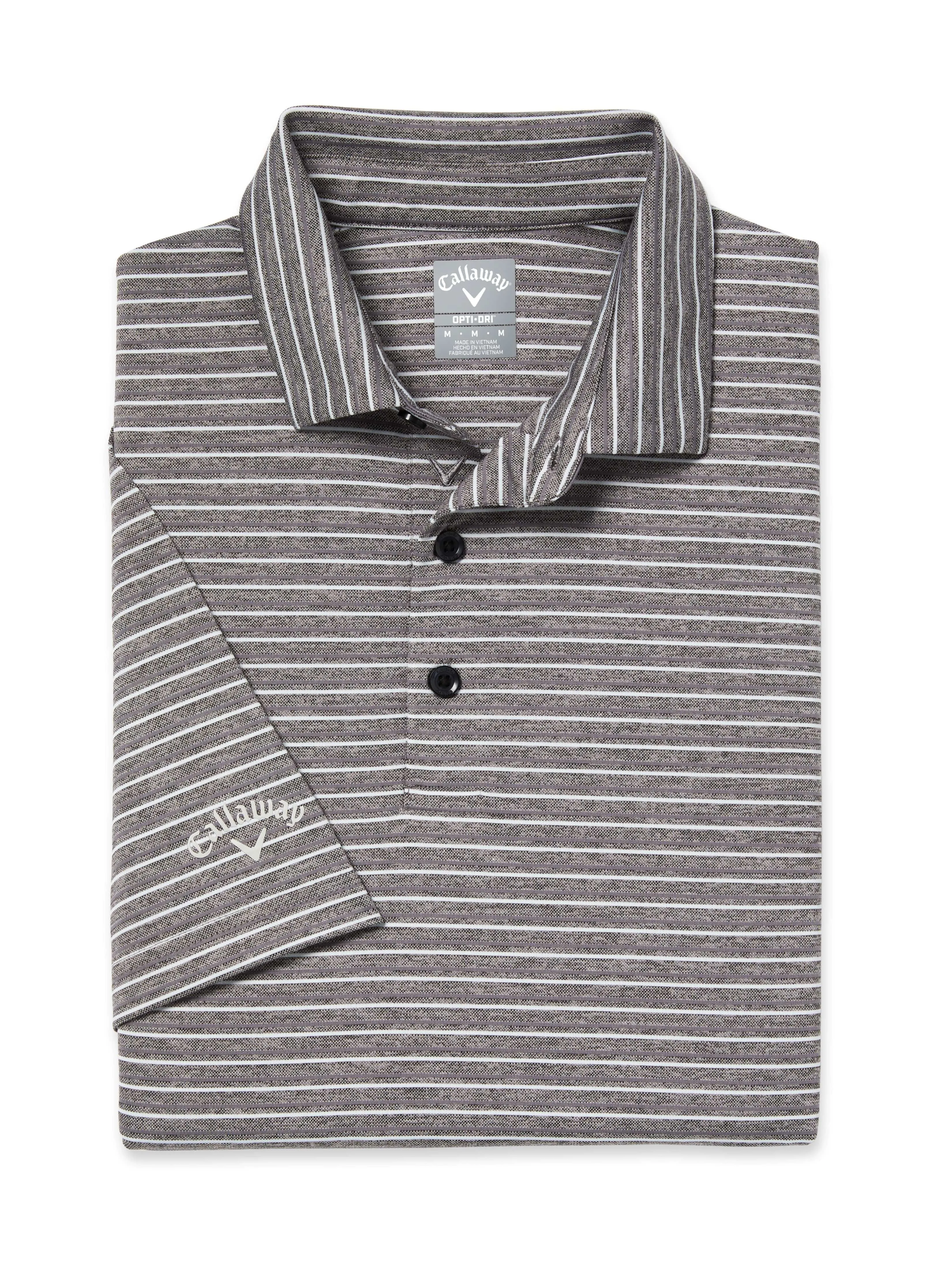 Mens Soft Touch Stripe Golf Polo