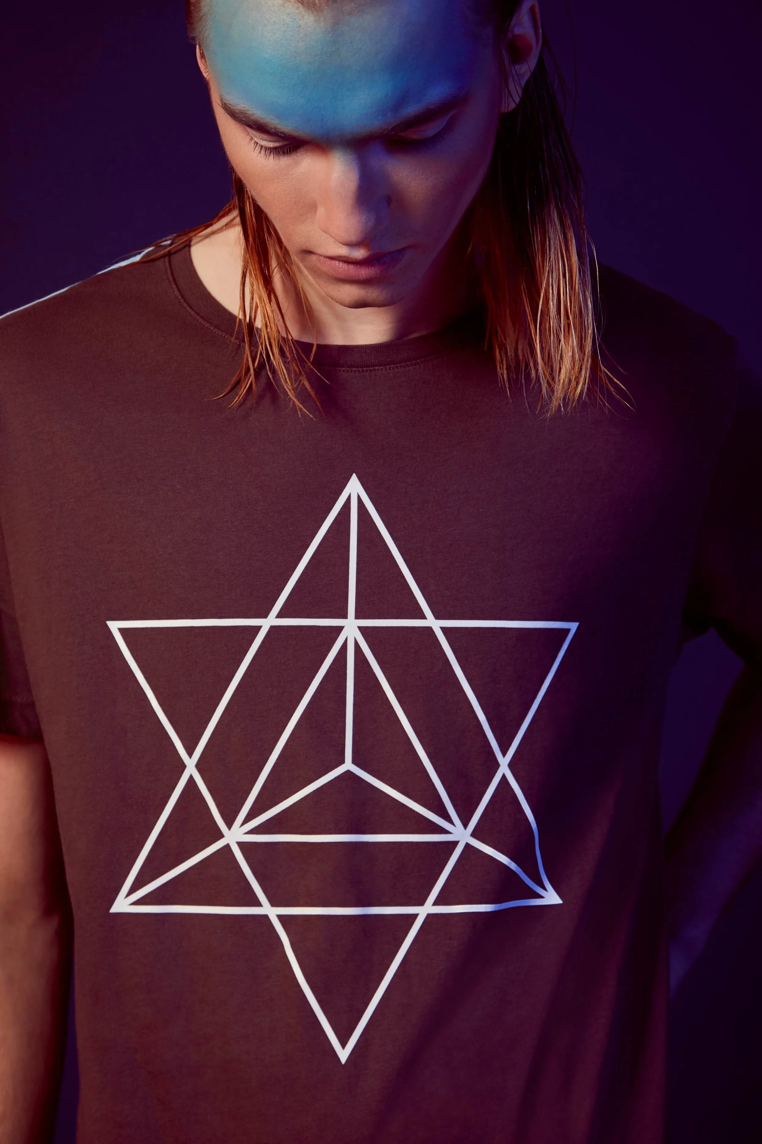 Merkaba Tee in Space Glow