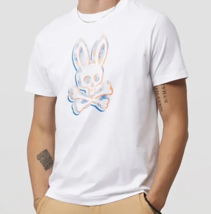 Meyer Bunny Graphic Tee (Wte/Org/Blu) /D15