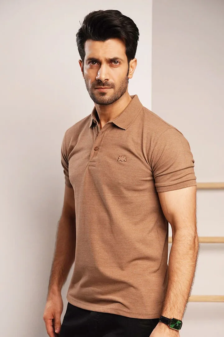 Polo Shirt - Brown