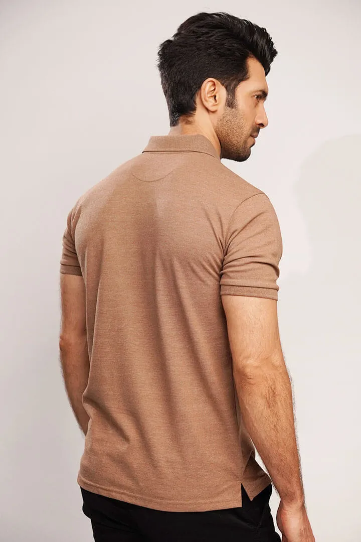 Polo Shirt - Brown