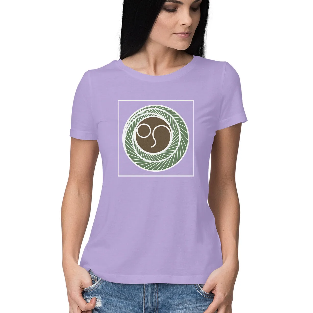 "A" akshara  - WOMEN'S KANNADA T-SHIRT