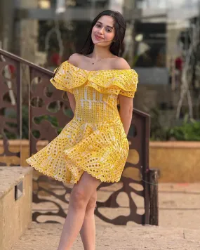 Ravello Luxe Summer Dress in Yellow