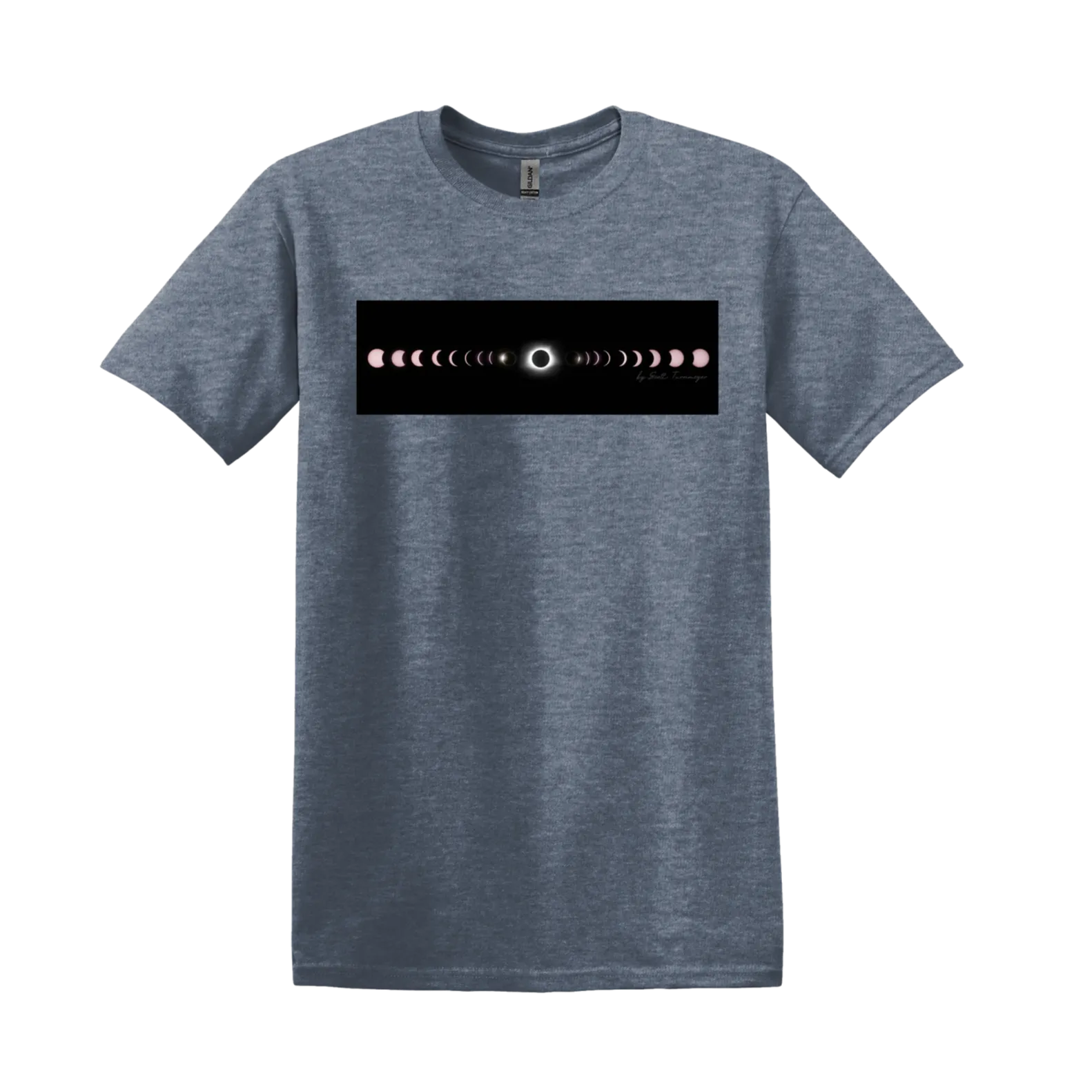 Total Solar Eclipse Transition: Short Sleeve Cotton T-Shirt