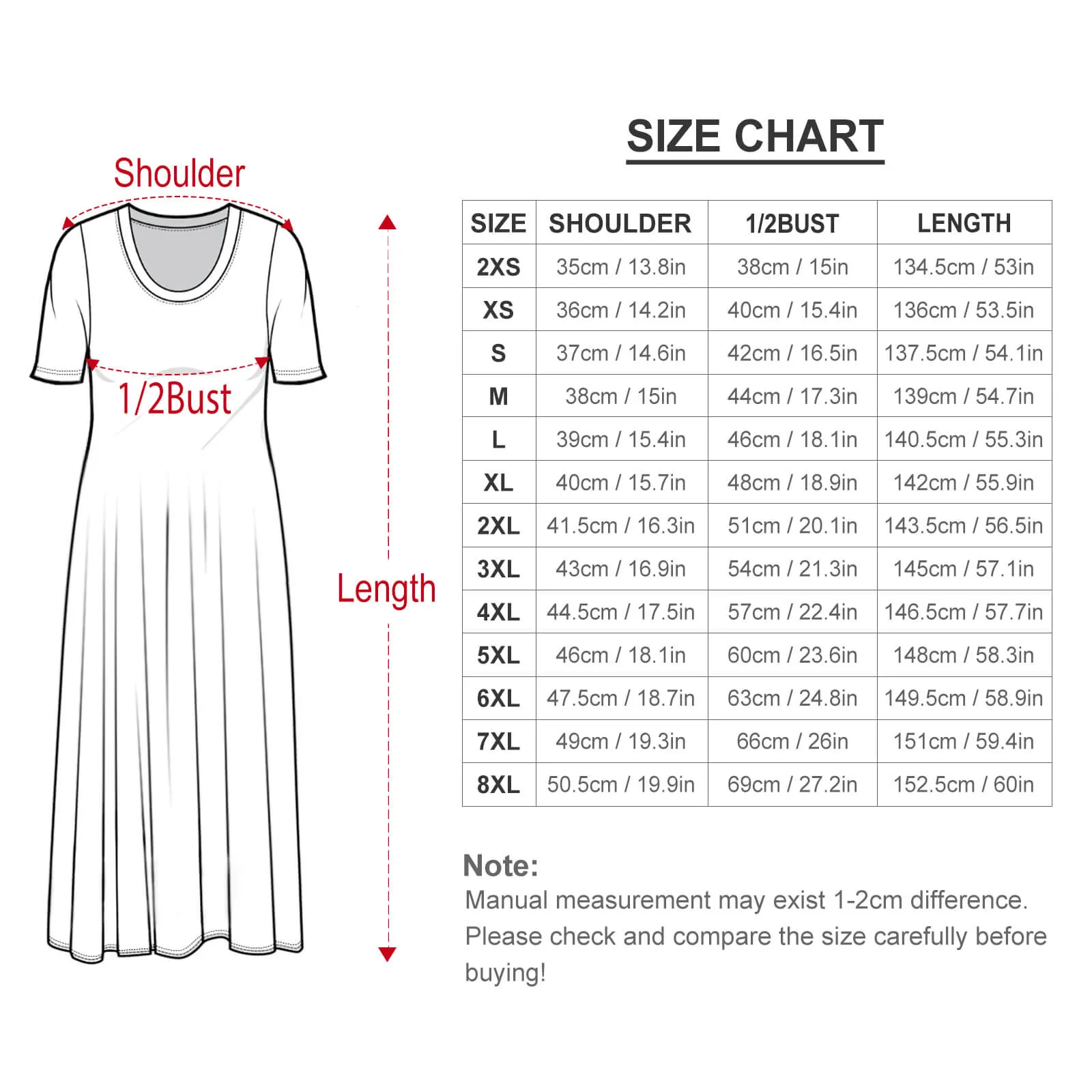 Short Sleeve Round-Neck Long Dress Round neck short sleeve dress