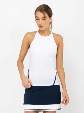 Spin Active Tennis Tank - White/Midnight