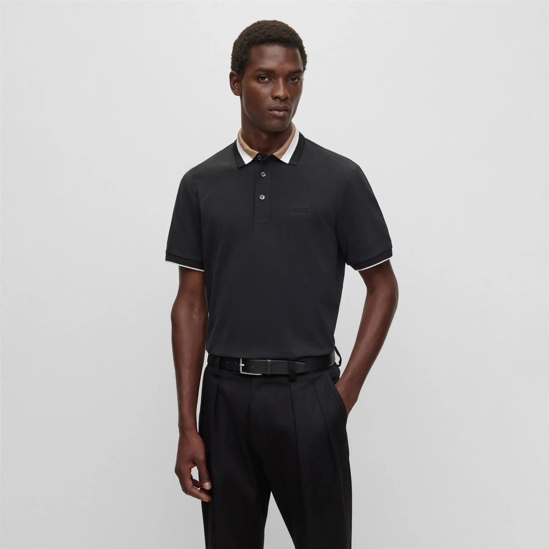 Prout 37 Cotton Jersey Regular Fit Polo Black - W23