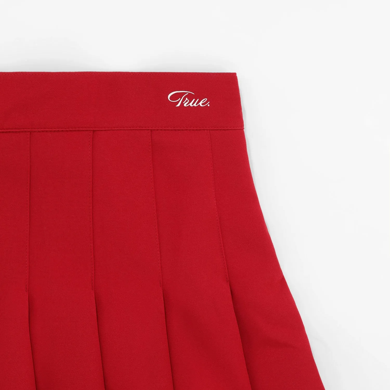 The House Of True Pleated Skirt - Red