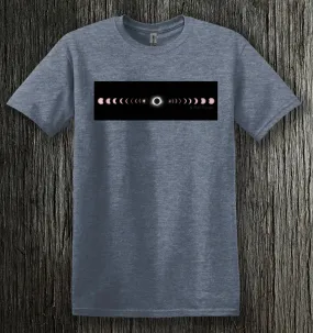 Total Solar Eclipse Transition: Short Sleeve Cotton T-Shirt