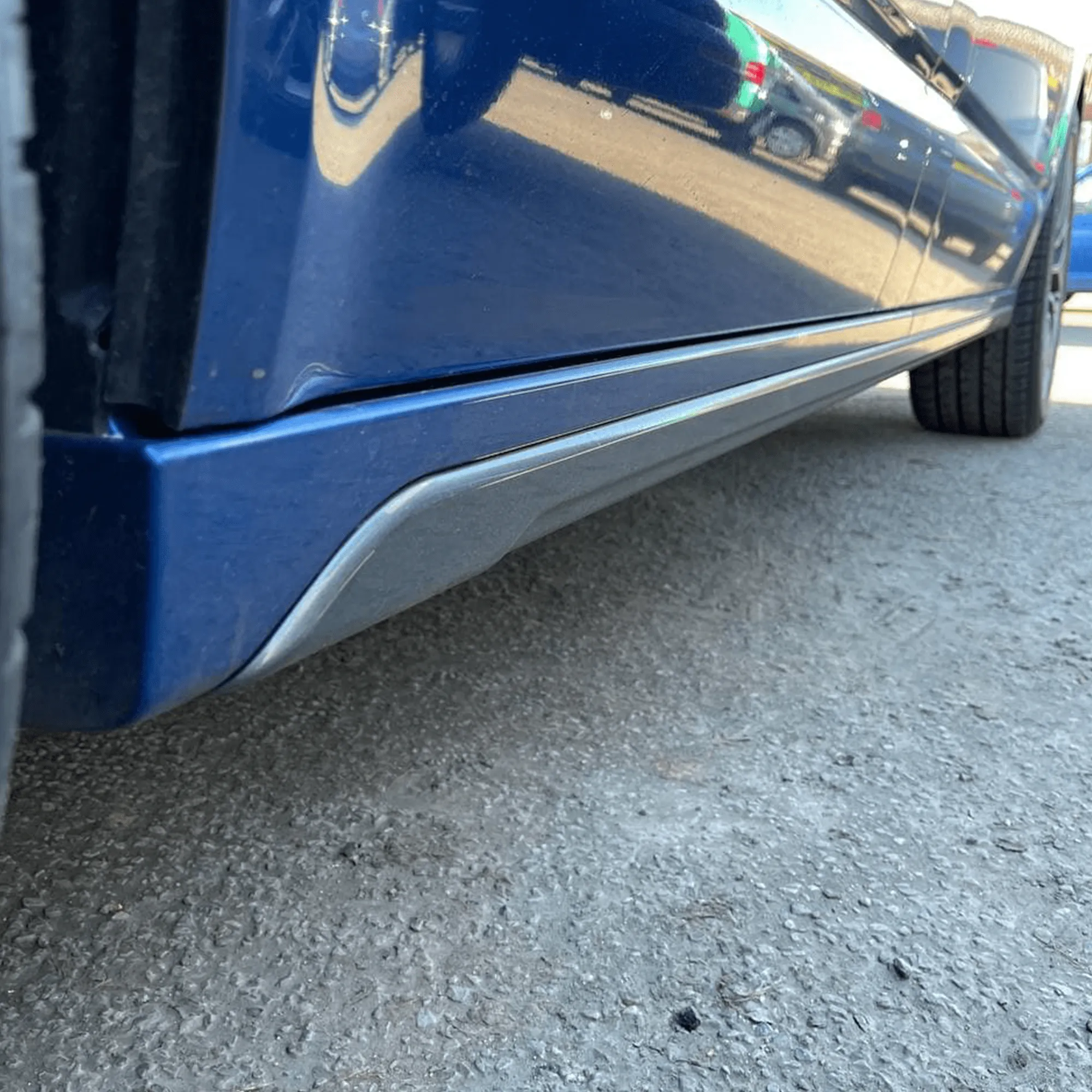 VW T6.1 Transporter SWB ABS Side Skirts Painted In Reflex Silver Painted and Ready to Fit